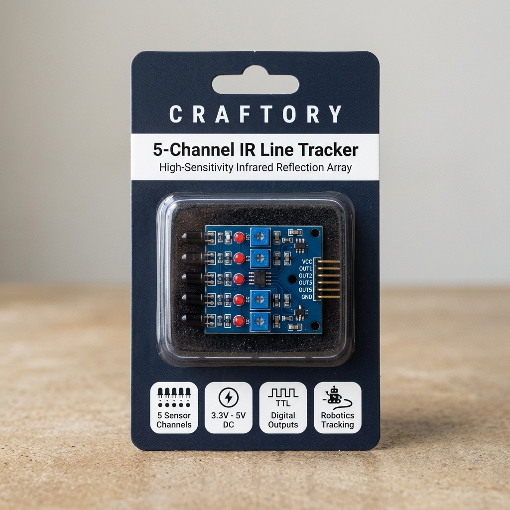 IR Sensors (5-Channel Array) - CRAFTORY Retail Packaging