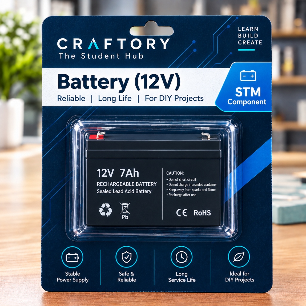 Battery (12V) - CRAFTORY Retail Packaging