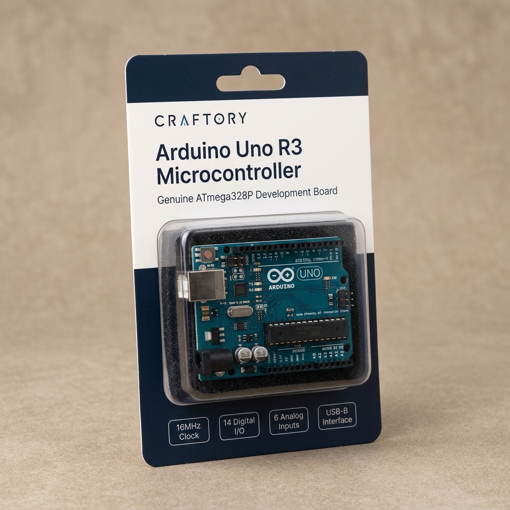 Arduino Uno - CRAFTORY Retail Packaging