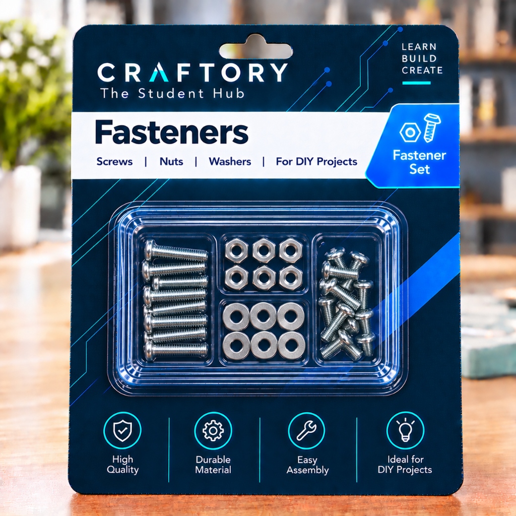 Fasteners - CRAFTORY Retail Packaging