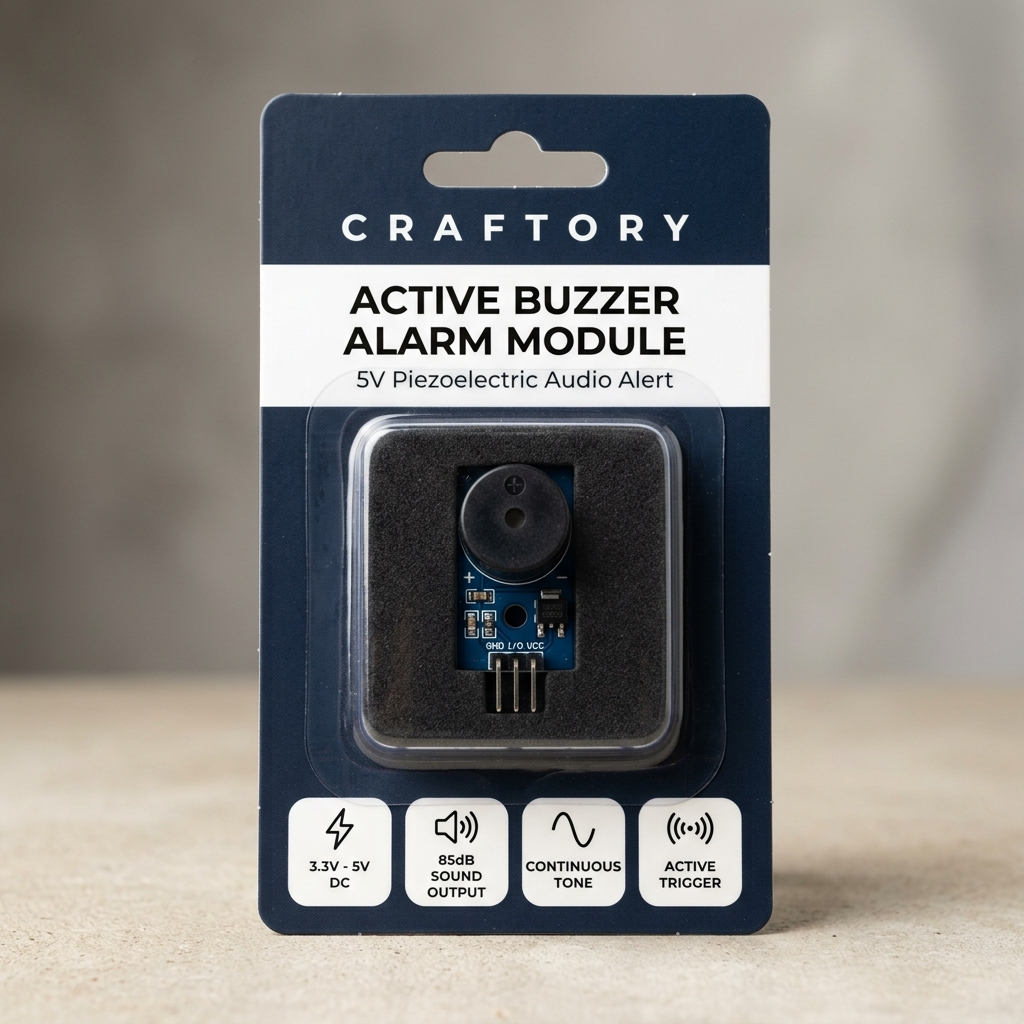 Buzzer Alarm - CRAFTORY Retail Packaging