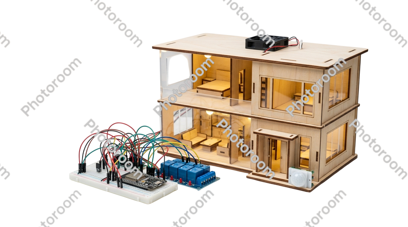 Home Automation System — Real-world physical engineering prototype photography